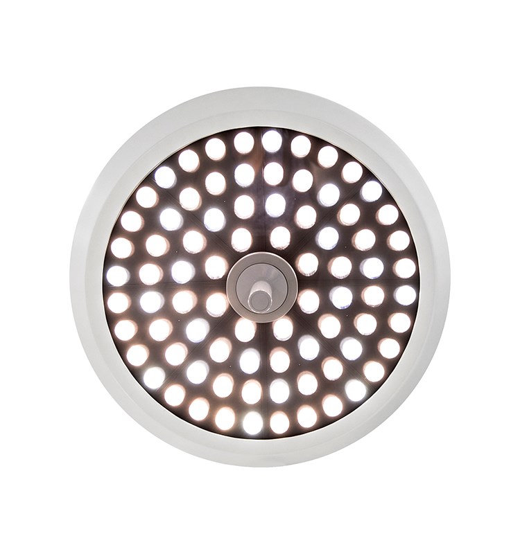 Ceiling LED Surgical Light with 700mm Diameter Light Head