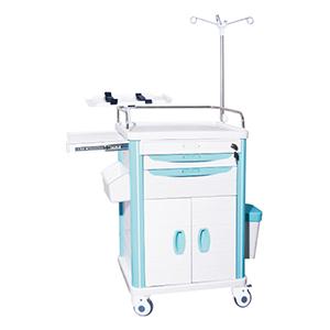 Hospital Nursing Use Plastic Medical Crash Cart  