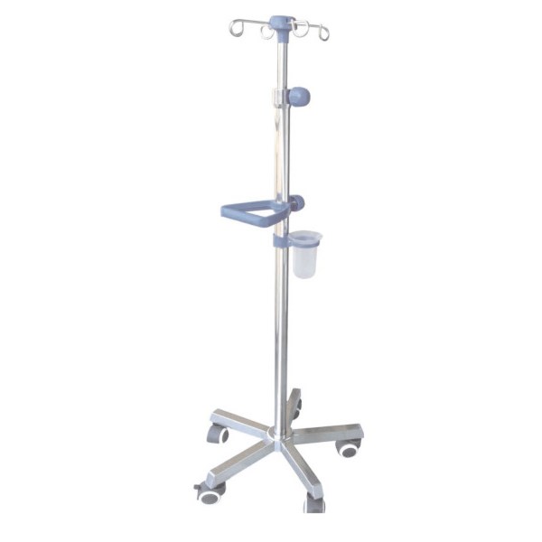 Mobile Height Adjustment Infusion Stand IV Pole